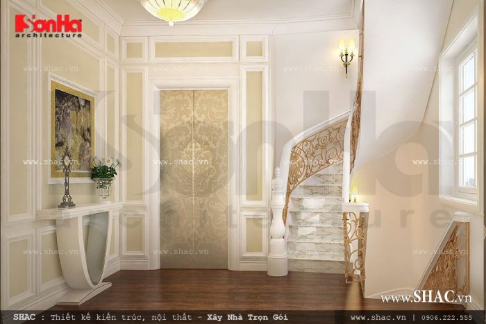 Thiết kế sảnh thang đẹp