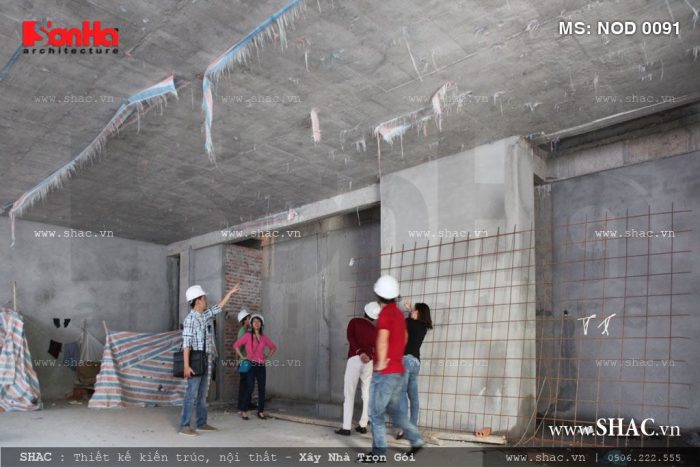 Thực tế công trình nhà ống 7 tầng