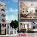 Nhà ống 6 tầng kiểu Pháp