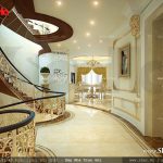 Thiết kế mẫu cầu thang cuốn đẳng cấp