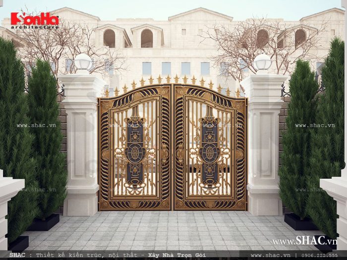 Thiết kế cổng cho nhà ống