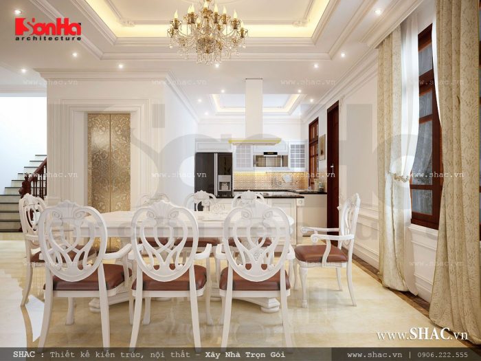 Thiết kế không gian bếp ăn đẹp