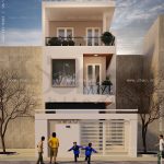 Thiết kế nhà lô 3 tầng kiến trúc hiện đại