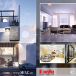 Thiết kế nhà ống 3,5 tầng theo kiến trúc hiện đại