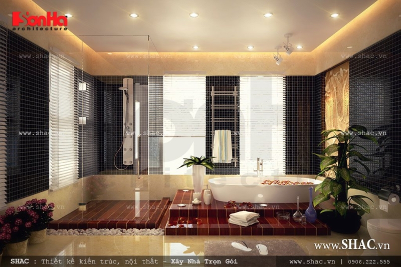 Thiết kế nội thất phòng tắm đẹp