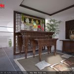 Thiết kế nội thất phòng thờ đẹp