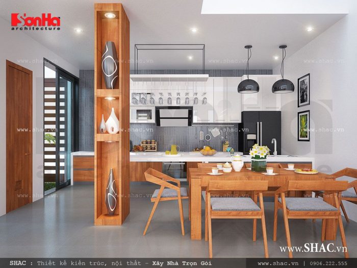 Phòng ăn hiện đại đẹp