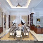 Thiết kế phòng ăn sang trọng và cổ điển