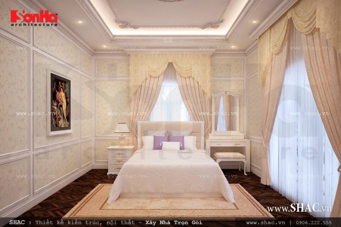 Biệt thự cổ điển kiến trúc Pháp 3 tầng - BTP 0035 2