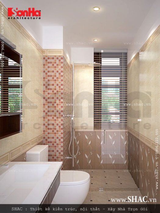 Thiết kế phòng WC tiện nghi hiện đại