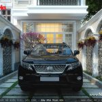 mẫu thiết kế sân cổng tường rào