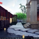 Thiết kế tiểu cảnh nước cho biệt thự