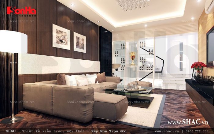 Mẫu phòng khách đẹp kiểu hiện đại