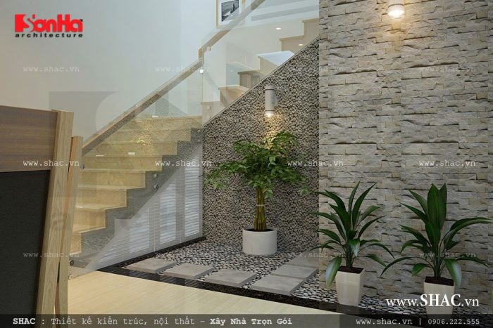 Mẫu tiểu cảnh cầu thang