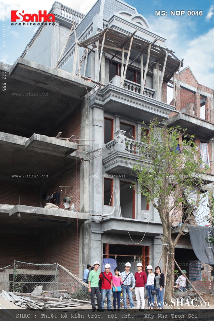 Nhà ống kiểu Pháp đẹp