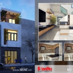 Nhà ống hiện đại 3 tầng