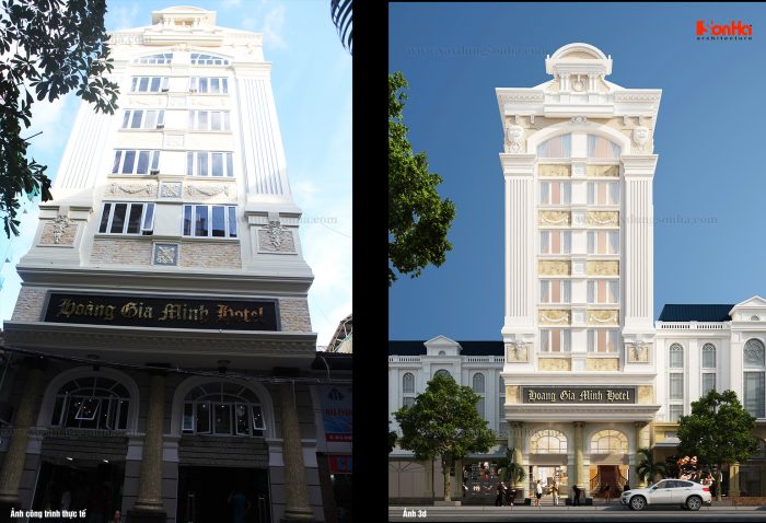 Ảnh thực tế và 3D khách sạn