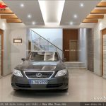 Thiết kế gara cho nhà ống