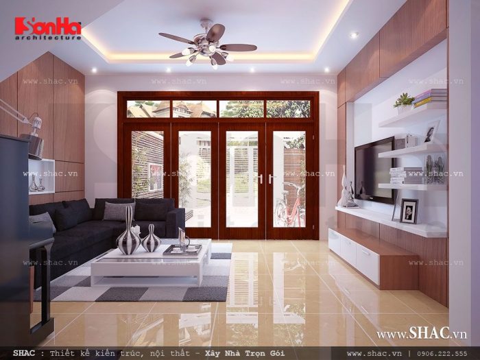 Phòng khách nhà ống