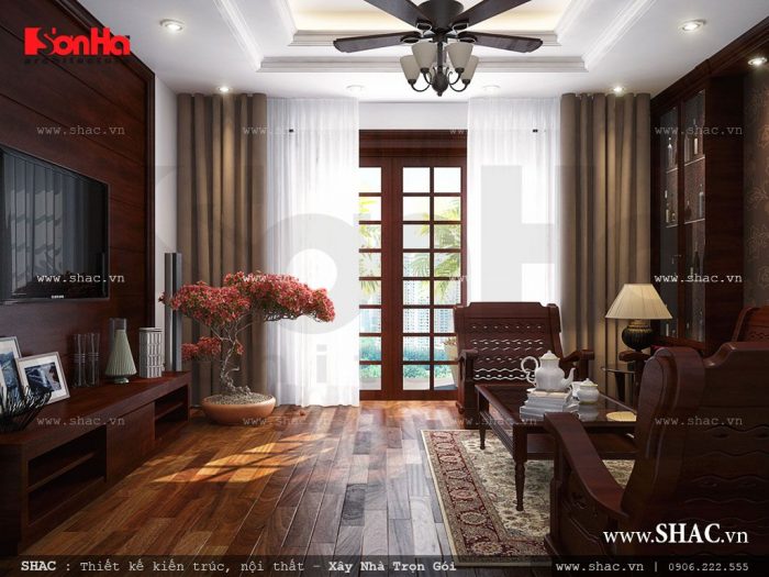 Phòng khách nhà ống