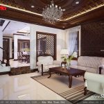 Phòng khách cổ điển sang trọng