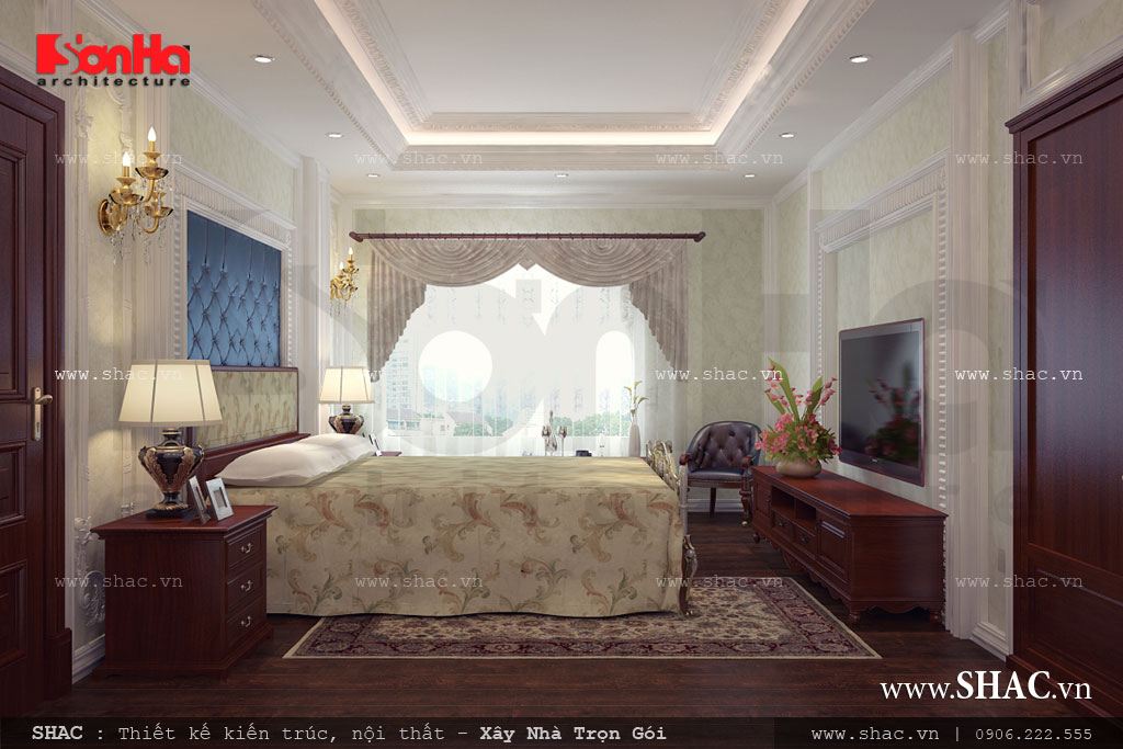 Không gian phòng ngủ đôi thoáng Phòng ngủ đôi thoáng