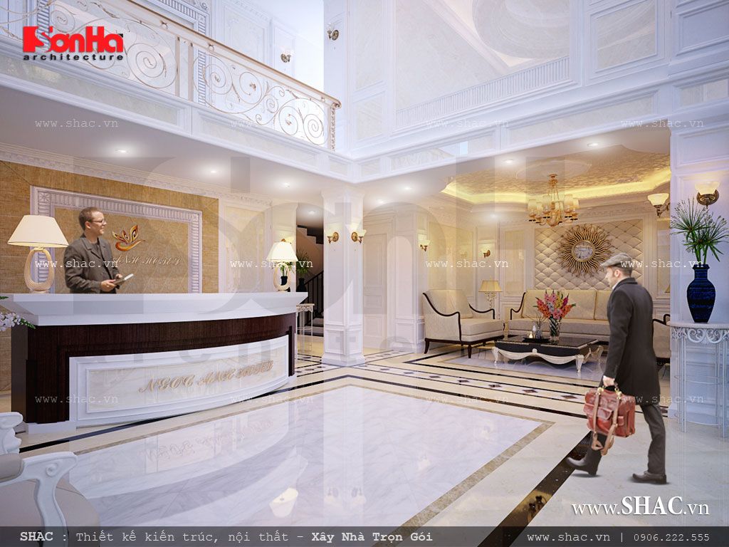 Khu sảnh lễ tân khách sạn Khu lễ tân của khách sạn