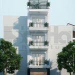 Mặt tiền nhà ống 5 tầng