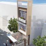 Kiến trúc nhà lô 3 tầng