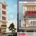 Kiến trúc nhà ống 5 tầng phong cách Pháp