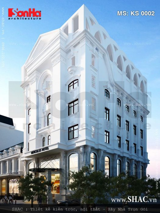 Kiến trúc khách sạn 7 tầng