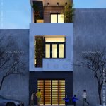 Nhà ống 3 tầng kiểu hiện đại