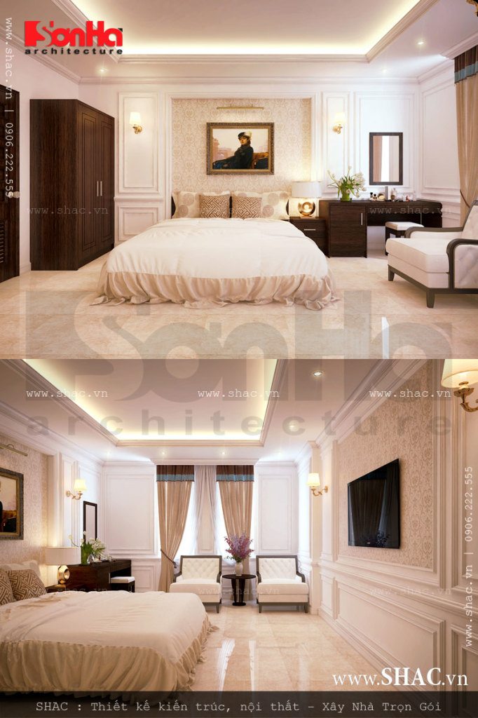 Mẫu phòng ngủ kiểu Châu u Mẫu phòng ngủ châu âu sang trọng