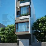 Mặt tiền nhà lô phố 4m