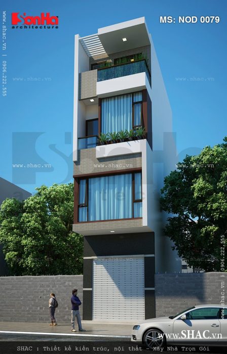 Mặt tiền nhà lô phố 4m