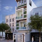 Kiến trúc nhà ở kết hợp văn phòng