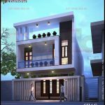 Nhà ống hiện đại 2 tầng