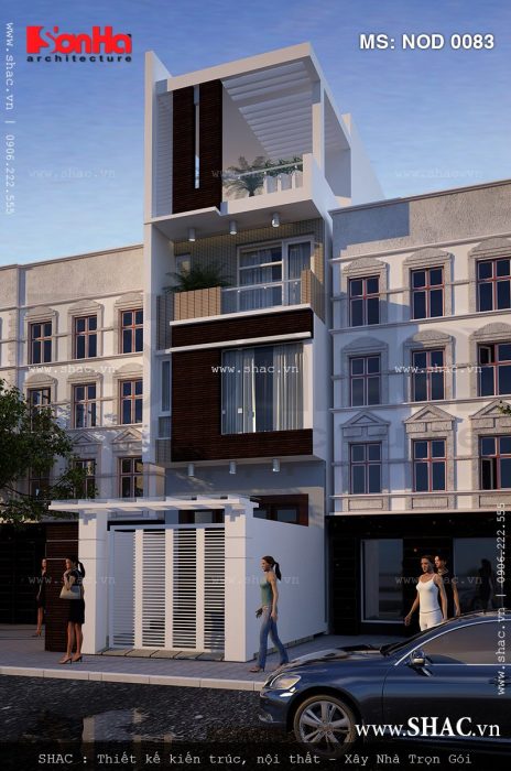 Nhà ống có cổng