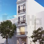 Nhà ống 4 tầng hiện đại