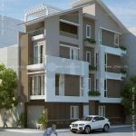 Nhà ống mái chéo đẹp