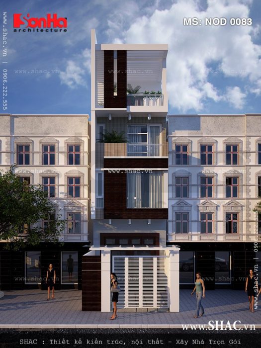 Nhà ống 3,5 tầng