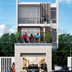 Nhà ống hiện đại 3 tầng