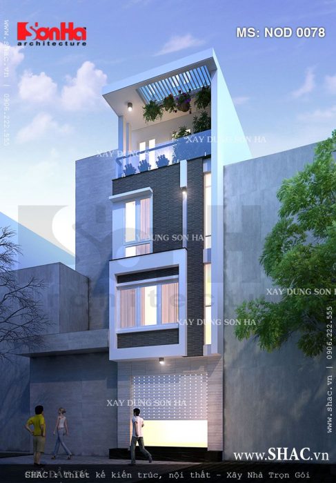 nhà ống hiện đại