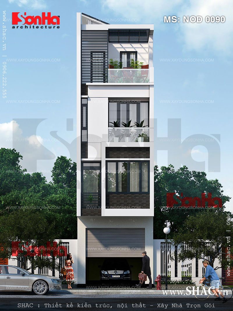 15 mẫu nhà 3 tầng đẹp mặt tiền 5m | Xây Dựng Thịnh Phát