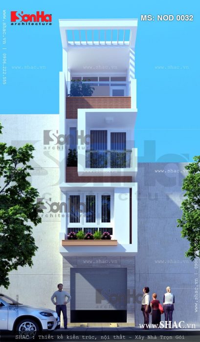 Mẫu nhà ống có mặt tiền 4m