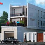 Nhà ống 3 tầng kiểu hiện đại