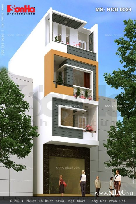 Nhà ống phong cách hiện đại