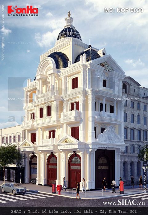 Nhà phố kiểu Pháp bán biệt thự đẹp