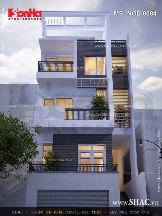 Nhà phố 4 tầng đẹp
