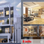 Nhà phố phong cách hiện đại mạnh mẽ